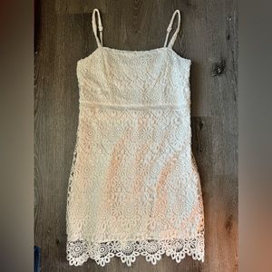 Hollister White Mini Dress